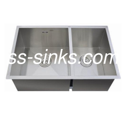 Satin Finish Schürze Edelstahl Küchenspüler mit Seife Dispenser Zubehör