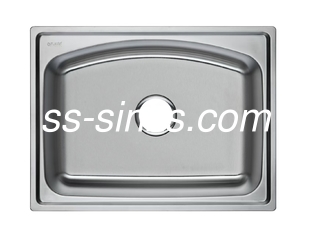 24 * 18 Zoll Modern Topmount Küchenspüler Außenmaße OEM mit modernem Stil