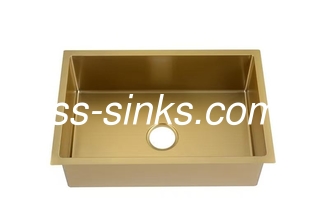 Gold Edelstahl Unterbau Waschbecken für Ihr Schrank bei Waschbecken Lieferanten
