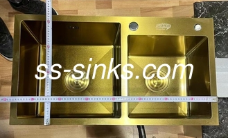 780*430mm usw. Moderne Bauweise Rechteck Küchenwaschbecken rostfrei