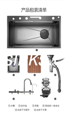 Einzelschüssel Handgefertigte Küchenspüle Untermontage Installation 18 Gauge
