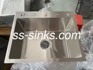 K-20000 Topmount Küchenwaschbecken mit 1 Wasserhahn und 21 cm Schüsseltiefe
