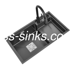 Moderne Eckwaschbecken aus Edelstahl perfekte Mischung aus Stil und Funktion mit eingeschlossener Montagehardware