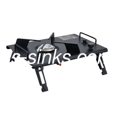 Portable Grill mit Holzkohle 2 Seitenregale und kundenspezifische Outdoor-Grillgeräte OEM ODM