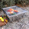 Tragbarer Holzkohlen-Grill GRILL Ausrüstungs-Küchen-Kochen Soems im Freien