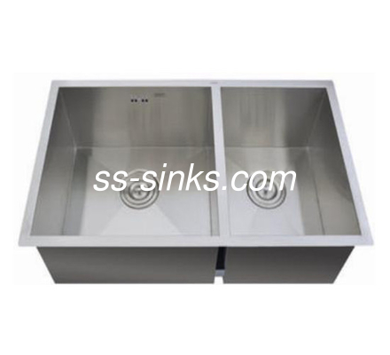 Satin Finish Schürze Edelstahl Küchenspüler mit Seife Dispenser Zubehör