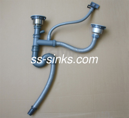Satin Finish Schürze Edelstahl Küchenspüler mit Seife Dispenser Zubehör