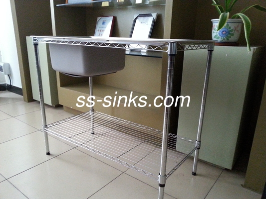Freistehende Anlage-Type Industrie Rohr aus Edelstahl mit Top Mount Design