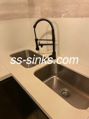 Schrank Unterbau Edelstahl Küchenspüler 220mm Tiefe für Spülanbieter und Produkt Tiefe 220mm