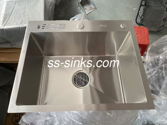 K-20000 Topmount Küchenwaschbecken mit 1 Wasserhahn und 21 cm Schüsseltiefe