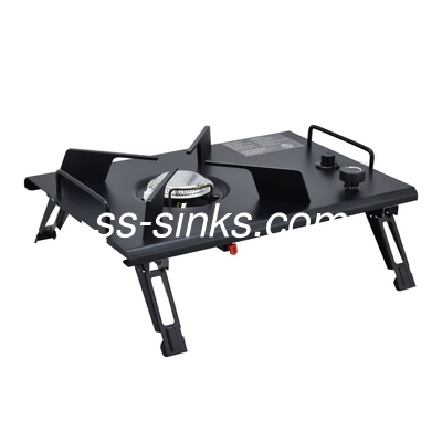 Portable Grill mit Holzkohle 2 Seitenregale und kundenspezifische Outdoor-Grillgeräte OEM ODM