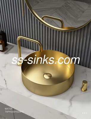 Eleganz für Langlebigkeit: Unser rundes Becken aus 3mm 304 Edelstahl