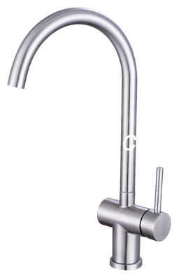 Edelstahl-Hahn des heißen und kalten Wasser-304 bürstete Stahlwasser-Hahn