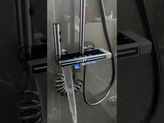 OEM Schwarz gebürstet Nickel Edelstahl Dusch Set Wandmontiert